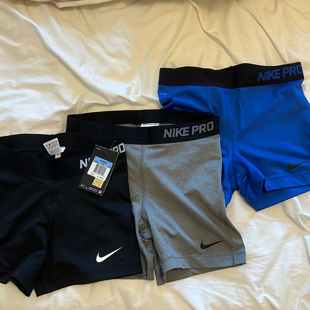 Nike pro shorts bundle 3 pairs